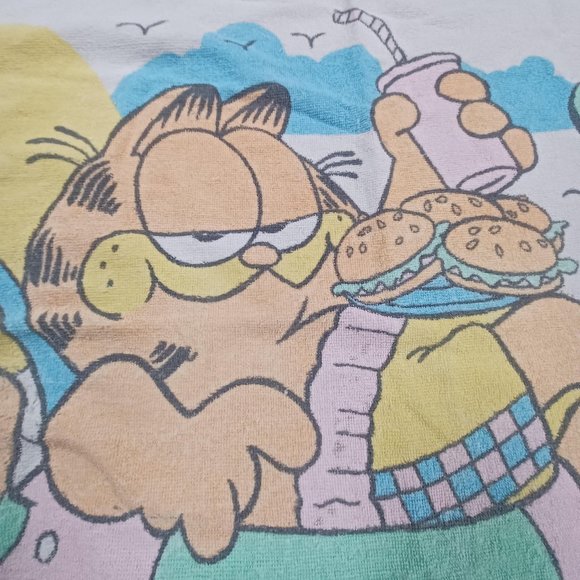 Vintage 1978 Garfield Beach Towel - Picture 2 of 11